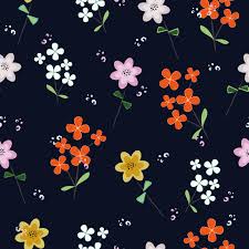 Webtreats dark wood patterns 8. Colorful Hand Drawn Flower Pattern On Dark Background 1314318 Vector Art At Vecteezy