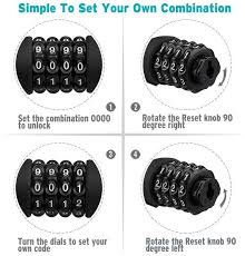 Check out this wordlock bike lock review, which uses letters instead of numbers as the lock combination, making it easy to remember. Buy Titanker Bike Chain Lock Security Anti Theft Bike Lock Chain Resettable Combination Bicycle Chain Lock Bike Locks For Bike Motorcycle Bicycle Door Gate Fence Grill Online In Greece B07h9wwqmw