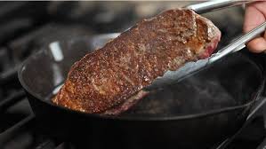A preheated cast iron skillet provides the intense heat needed to sear the outside of the steak to a crispy, delicious golden brown, while also steaming the inside to perfection. How To Pan Sear A Steak Omaha Steaks