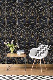 Removable Wallpaper Self Adhesive Wallpaper Gold And Black Etsy In 2021 Interior Deco Interior Design Home Wallpaper
