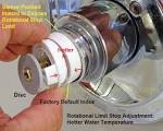 How to adjust anti scald valve shower