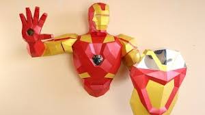 Iron man mk 85 (low poly). Four 3d Elements Of Marvel Themed Wall Decor Free Templates Lacrafta