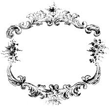 Just click and print for some instant vintage diy wall decor! Vintage Clip Art Elegant Frame Wedding Menus The Graphics Fairy Cliparting Com