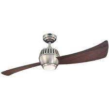 Follow these steps to troubleshoot the issue and get a fan back on an even keel. Westinghouse Lighting 7852400 Sparta One Light 52 Inch Two Blade Indoor Ceiling Fan Brushed Nickel With Opal Glass
