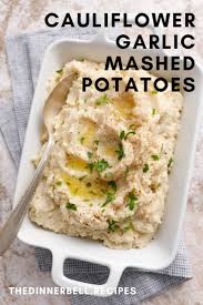 Best Mashed Cauliflower Cauliflower Mashed Potatoes The Dinner Bell Recipe In 2020 Mashed Cauliflower Vegan Cauliflower Mashed Potatoes Cauliflower Side Dish