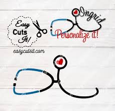 Stethoscope With Name Space Svg Dxf Eps Pdf Plus Easycutsit Svg Dxf Eps