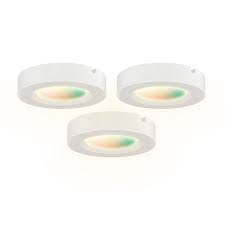Dals Lighting 3 Pack 36 In Hardwired Plug In Smart Puck Under Cabinet Lights With Remote In The Under Cabinet Lights Department At Lowes Com