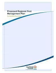 Auckland council regional pest management plan proposal. Agenda Of Environment And Community Committee 14 November 2017