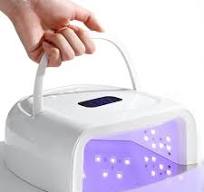 60W Rechargeable UV LED Nail Lamp, Faster Wireless Nail Dryer Gel Polish  Light 42 Beads & Portable Handle, Professional Curing Lamp For Fingernail  and ...