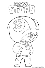 Ce jeu de combat du nom de brawl stars est a pour objectif de battre d'autres joueurs. Coloriage Leon Brawl Stars Dessin Brawl Stars A Imprimer