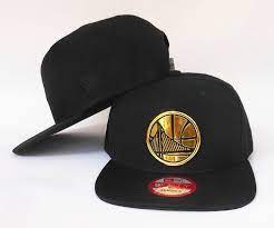 Golden State Warriors The City Gold Logo Black Snake Skin New Era Snap Back Hat Nba Hats Hats Golden State Warriors