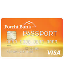 You will have different options to pay your government passport fee. Credit Cards Forcht Bank