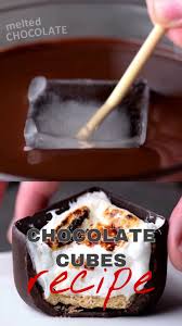 Chocolate Cubes Styleestate Video Chocolate Cube Dessert Recipes Yummy Food