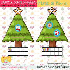 Hundreds of educational games and a diverse digital library. Juego De Conteo Decoramos Arboles De Navidad Mundo De Rukkia