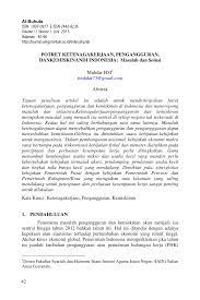 Para ahli ekonom memberikan klasifikasi jenis atau tipe pengangguran yang ada untuk mengukurnya. Pdf Potret Ketenagakerjaan Pengangguran Dankemiskinandi Indonesia Masalah Dan Solusi