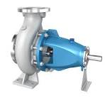Pompa pendorong air elektrik satu tahap, 100HP, pompa sentrifugal vertikal  dengan Motor Horizontal, bahan logam untuk penggunaan vakum
