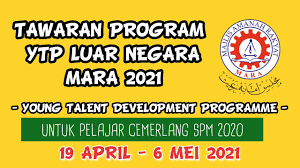 Perak bagi pengguna yang telah mendaftar, sila masukkan nombor ppk dan kata laluan anda di bawah dan tekan butang log masuk. Program Ytp Luar Negara Mara Young Talent Development Programme Ytp Mara Untuk Pelajar Spm 2020 Youtube