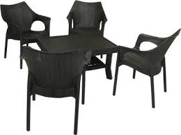 5.0 out of 5 stars. Mavi Black Plastic Table Chair Set Price In India Buy Mavi Black Plastic Table Chair Set Online At Flipkart Com