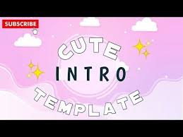 Cute Intro Template No Text Free Download Youtube Gambar Hewan Lucu Kreatif Latar Belakang
