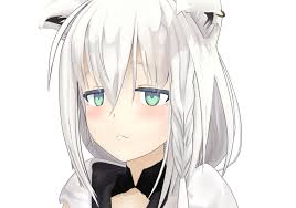 白上フブキ 7 2グッスマにてフィギュア予約開始 on twitter かわいいアニメガール 白狐 絵 アニメ