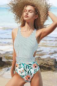 Valentine S Day Sale Envywe Cupshe Cupshe Miss U Poppy Print One Piece Swimsuit Envywe Com One Piece Swimsuit Swimsuits Womens Swimsuits Bikini