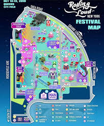 Citi field, queens, ny, us. Rolling Loud Nyc Site Map Rollingloudfestival