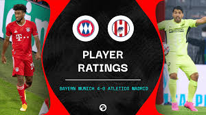 It's all over in madrid as the home side earn a memorable victory at the vicente calderon. Bayern 4 0 Atleti Player Ratings As Kimmich And Coman Smash Simeone S Men