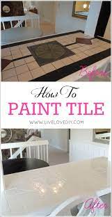 Is painting your kitchen countertops an attractive alternative to replacing or resurfacing your counters entirely? Livelovediy How To Paint Tile Countertops Tile Countertops Decorating On A Budget Diy Home Improvement