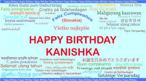 Kanishka Languages Idiomas Happy Birthday Youtube