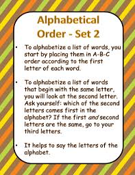Alphabetical Order Thanksgiving Theme