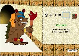 Monsters at cool math games: Mr Nussbaum Defeat The Mayan Math Monster Online Math Game