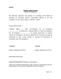 This sample format has a heading called board resolution followed by the name of the company. 50 Printable Board Resolution Sample Forms And Templates Fillable Samples In Pdf Word To Download Pdffiller