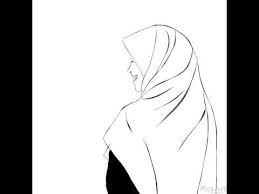26+ gambar kartun muslimah warna hitam putih, istimewa! Lukisan Kartun Muslimah Couple Cikimm Com