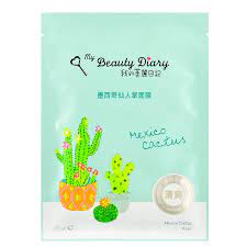 This mask aims to emulate how cacti in extremely severe environmental conditions are able to retain and seal water content in their leaves to form a hydration barrier, boost moisture retention, soften skin, and repair skin. My Beauty Diary Mexico Cactus Mask Shopchuusi