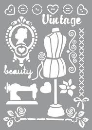 Pochoir Vintage Pochoirs Vintage Pochoir Pochoir A Imprimer