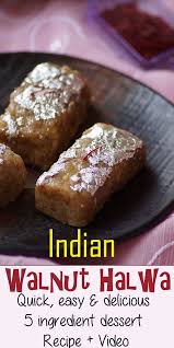 Akhrot Ka Halwa Recipe How To Make Walnut Halwa Recipe With Video Recipe Indian Dessert Recipes Indian Desserts Fudge Recipes
