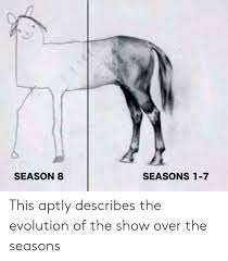Horse Drawing Meme Seasons