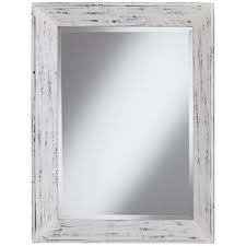 Wyatt White Washed 33 1 2 Beveled Framed Wall Mirror 2w632 Lamps Plus Frames On Wall Mirror Wall Mirror
