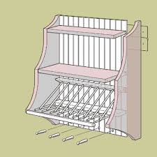 How To Build A Plate Rack This Old House The rack can hold dozens of jackets and it also comes with a single wall mounted coat rack plans with black piping design. how to build a plate rack this old house
