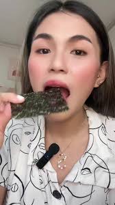 Korean Seaweed ASMR Mukbang for Foodies