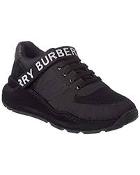 Amazon Com Burberry Logo Nubuck Leather Mesh Sneaker