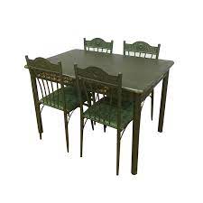 Antique metal kitchen table and chairs. The Hotel Features A Retro Metal Dining Table And Chairs Buy Antique Dining Table Veneer Dining Table Hotel Table And Chairs Product On Alibaba Com