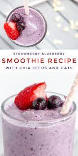 Strawberry Blueberry Smoothie Recipe Lemon Peony Recipe Strawberry Blueberry Smoothie Frozen Fruit Smoothie Recipes Oats Smoothie Recipes