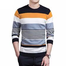 Shop men's sweaters at naadam. Mens Striped Sweater Knited 3 Colors Fashionsmens Casualshirts Mensshirt Menstyle Americanmen Menspullove Mens Striped Sweater Men Sweater Pullover Men