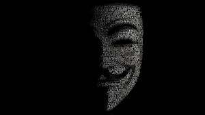 V Typographic Portrait Dark Wallpaper Black Background Quotes