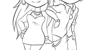 Explore 623989 free printable coloring pages for you can use our amazing online tool to color and edit the following anime couple coloring pages. Cute Anime Couple Coloring Pages Coloring And Drawing