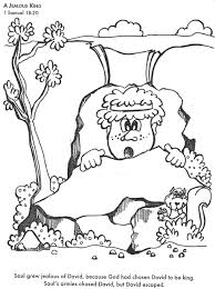 Therefore saul set him over the men of battle, and it was good. David Runs From Saul Coloring Pages