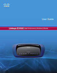 Linksys E3000 User Manual Pdf Download Manualslib