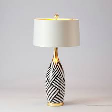 Contemporary Simple Table Lamp Ceramic Vase Shape Fixture Table Lamp Bedroom Living Room Desk Light Table Lamp Table Lamps For Bedroom Lamp