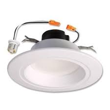 The chief virtue of recessed can lights is that they are unobtrusive. Halo 5 In And 6 In Matte White Recessed Retrofit Baffle Trim Led Module 80 Cri 3000k Rl560w Recessed Lighting Led Recessed Lighting Recessed Lighting Trim